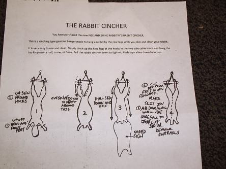 The Rabbit Cincher instructions